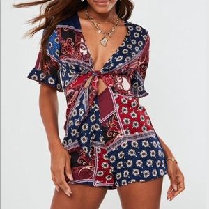 Missguided Kimono Sleeve Romper